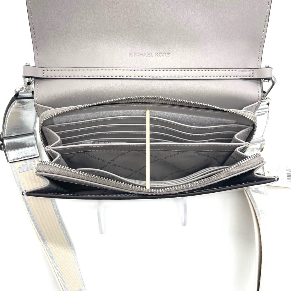 Michael Kors Large Zip Around Wallet Crossbody Bag - Picture 9 of 10
